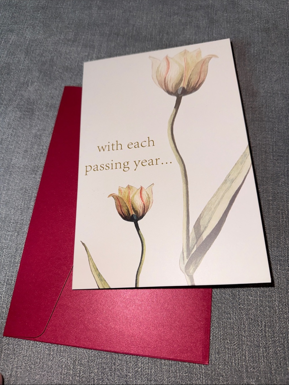 Feminine Birthday Card-Floral Design